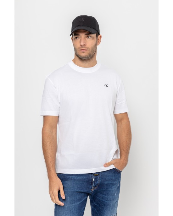 T-shirt Calvin Klein άσπρη ΚΟΝΤΟΜΑΝΙΚΕΣ