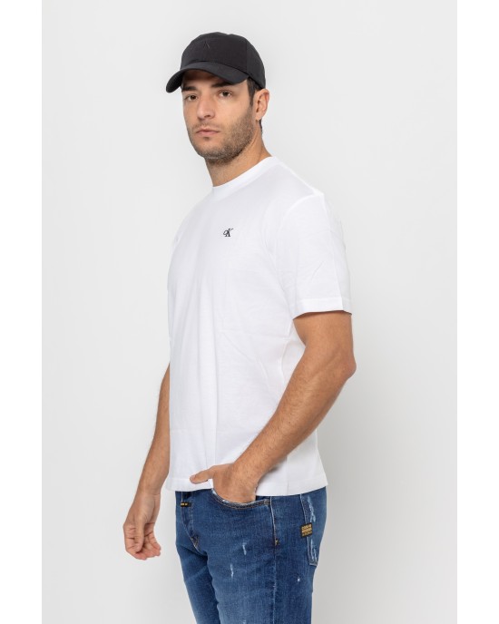 T-shirt Calvin Klein άσπρη ΚΟΝΤΟΜΑΝΙΚΕΣ