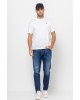 T-shirt Calvin Klein άσπρη ΚΟΝΤΟΜΑΝΙΚΕΣ