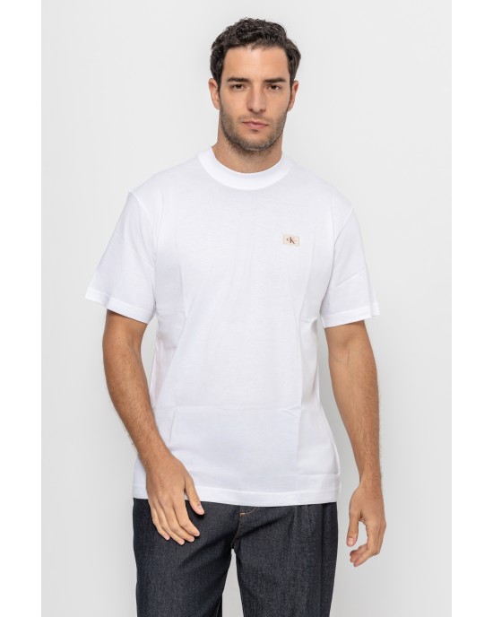 T-shirt Calvin Klein άσπρη ΚΟΝΤΟΜΑΝΙΚΕΣ