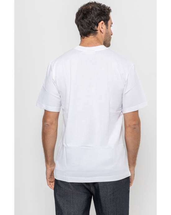 T-shirt Calvin Klein άσπρη ΚΟΝΤΟΜΑΝΙΚΕΣ