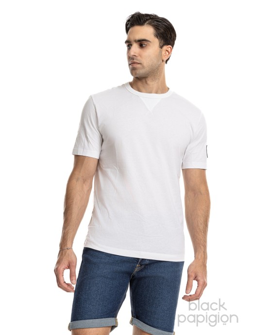 T-Shirt Calvin Klein άσπρο ΚΟΝΤΟΜΑΝΙΚΕΣ