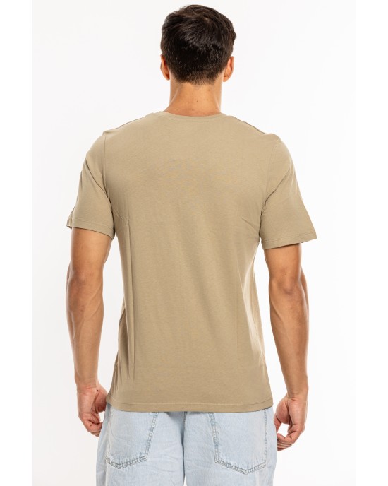 T-shirt Jack n Jones μπεζ ΚΟΝΤΟΜΑΝΙΚΕΣ