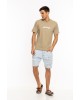 T-shirt Jack n Jones μπεζ ΚΟΝΤΟΜΑΝΙΚΕΣ