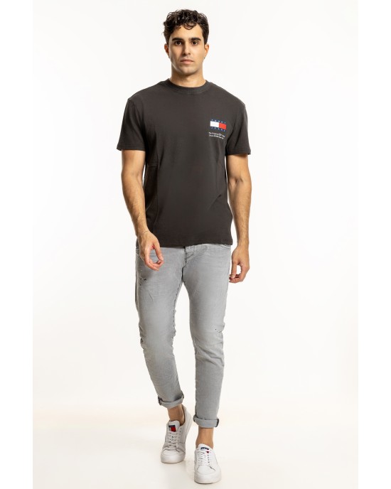 T-shirt Tommy Jeans γκρι ΚΟΝΤΟΜΑΝΙΚΕΣ