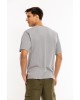 T-shirt Jack n Jones γκρι ΚΟΝΤΟΜΑΝΙΚΕΣ