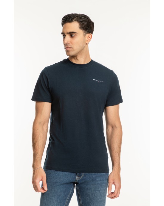 T-shirt Tommy Jeans μπλε ΚΟΝΤΟΜΑΝΙΚΕΣ