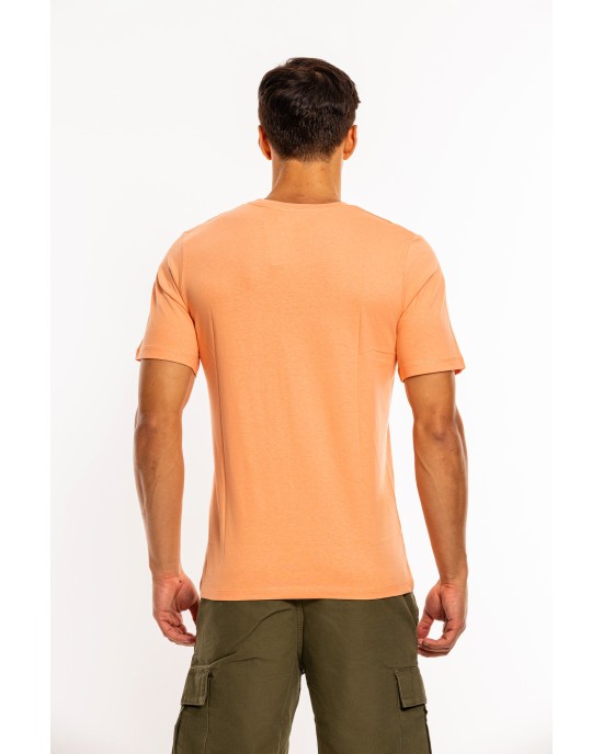 T-shirt Jack n Jones πορτοκαλί ΚΟΝΤΟΜΑΝΙΚΕΣ
