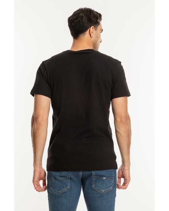 T-Shirt Calvin Klein μαύρο ΚΟΝΤΟΜΑΝΙΚΕΣ