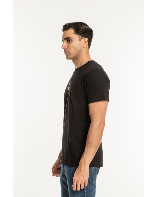 T-Shirt Calvin Klein μαύρο ΚΟΝΤΟΜΑΝΙΚΕΣ