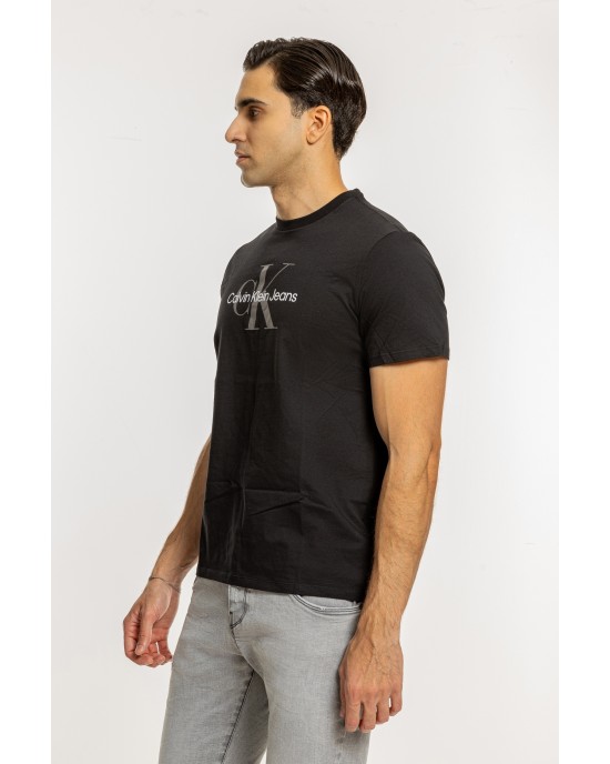 T-Shirt Calvin Klein μαύρο ΚΟΝΤΟΜΑΝΙΚΕΣ