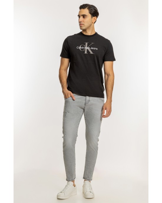 T-Shirt Calvin Klein μαύρο ΚΟΝΤΟΜΑΝΙΚΕΣ