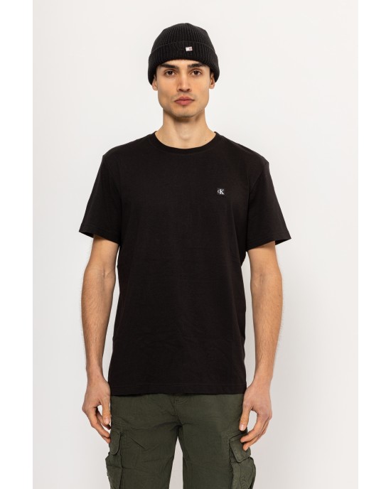 T-shirt Calvin Klein μαύρο ΚΟΝΤΟΜΑΝΙΚΕΣ