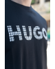 T-Shirt Hugo μαύρο ΚΟΝΤΟΜΑΝΙΚΕΣ