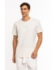 T-Shirt Calvin Klein εκρού ΚΟΝΤΟΜΑΝΙΚΕΣ