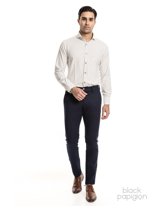 Πουκάμισο Tessuti μπεζ SLIM FIT