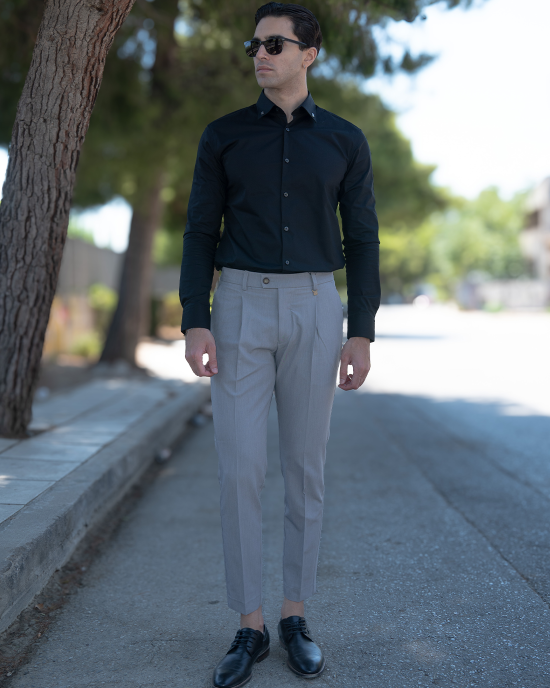 Πουκάμισο Hugo μαύρο SLIM FIT