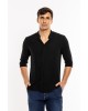 Πουκάμισο Vittorio μαύρο SLIM FIT