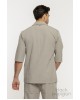 Πουκαμίσα Vittorio Damiano γκρι OVERSHIRT