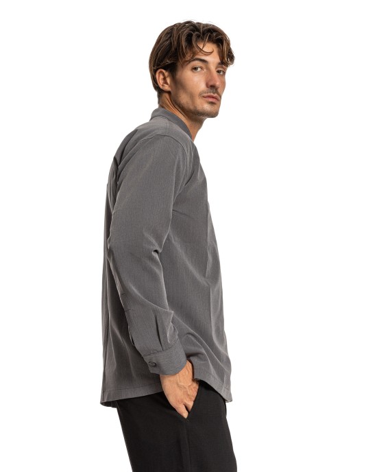 Πουκαμίσα Vittorio γκρι OVERSHIRT