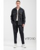 Πουκαμίσα Jeans Vittorio Rosseto μπλε OVERSHIRT