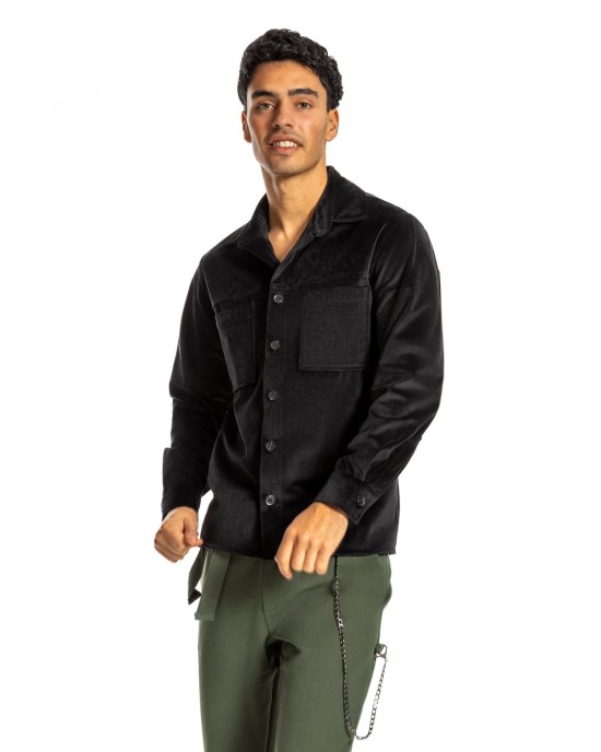 Overshirt Dezign μαύρο OVERSHIRT