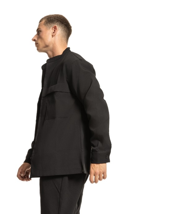 Πουκαμίσα Vittorio Pantova μαύρο OVERSHIRT