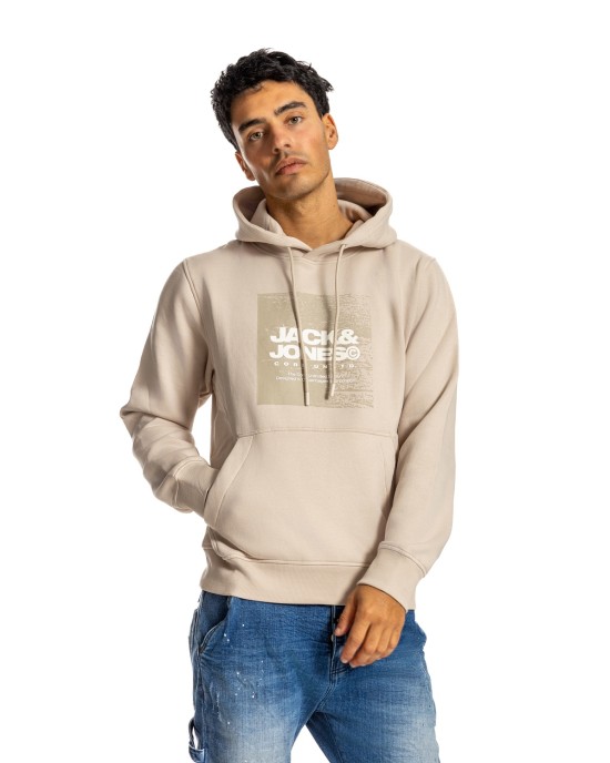 Φούτερ Jack n Jones μπεζ ΦΟΥΤΕΡ