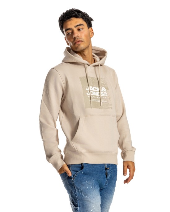 Φούτερ Jack n Jones μπεζ ΦΟΥΤΕΡ