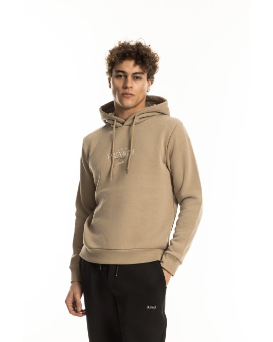 Φούτερ Jack & Jones μπεζ ΦΟΥΤΕΡ