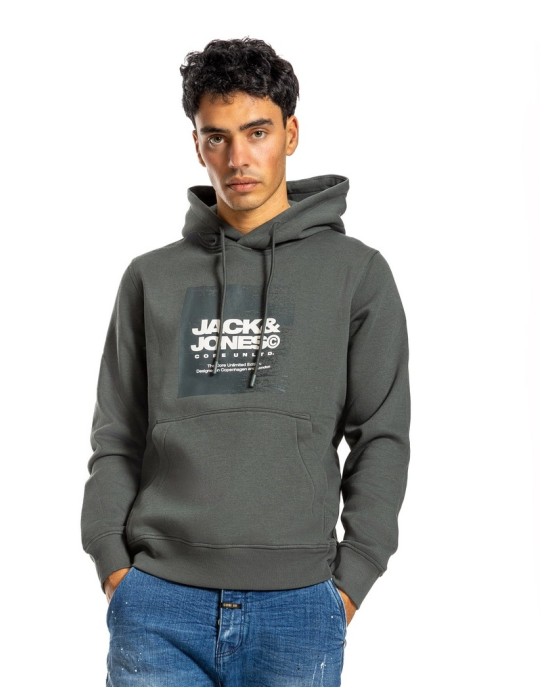 Φούτερ Jack n Jones γκρι σκούρο ΦΟΥΤΕΡ