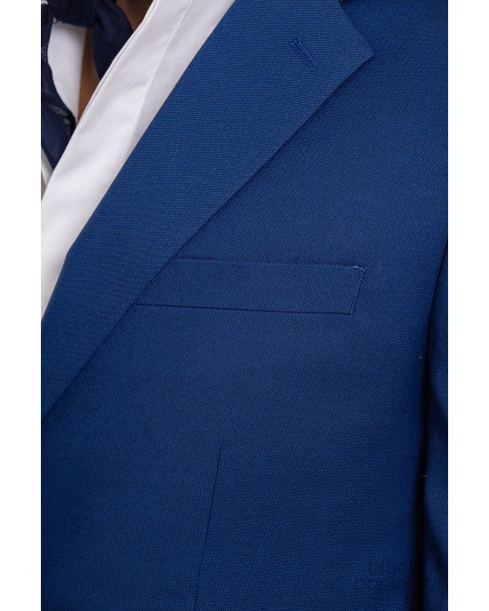Κοστούμι Italian Job μπλε ρουά SLIM FIT