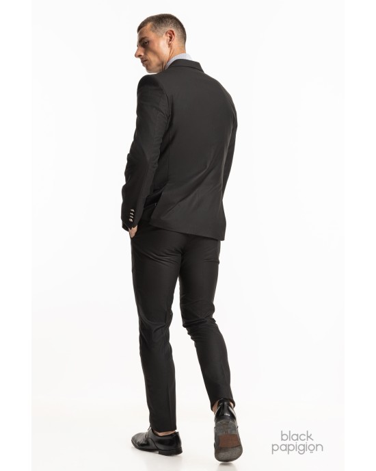 Κοστούμι Dezign μαύρο SLIM FIT