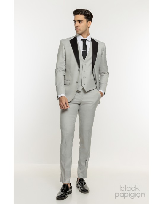 Κοστούμι Guy Laroche Homme γκρι SLIM FIT