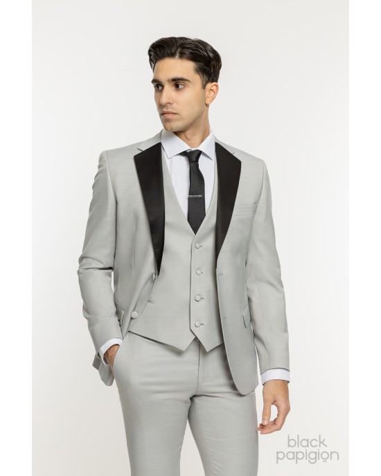 Κοστούμι Guy Laroche Homme γκρι SLIM FIT