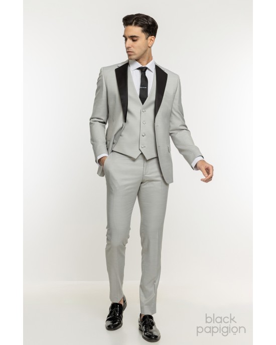 Κοστούμι Guy Laroche Homme γκρι SLIM FIT