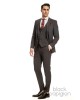 Κοστούμι Black Papigion γκρι SLIM FIT