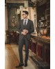 Κοστούμι Black Papigion γκρι SLIM FIT