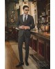 Κοστούμι Black Papigion γκρι SLIM FIT