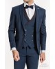 Κοστούμι 19V69 Italia Versace Abbigliamento Dino μπλε SLIM FIT