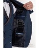 Κοστούμι 19V69 Italia Versace Abbigliamento Dino μπλε SLIM FIT