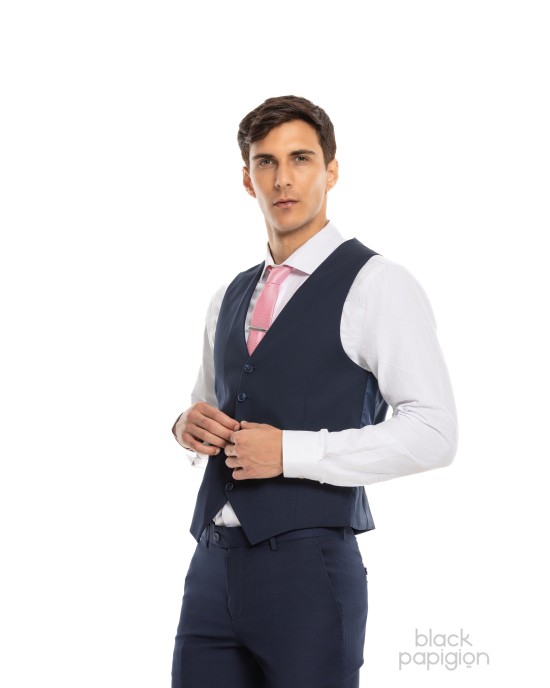 Κοστούμι Italian Job μπλε SLIM FIT