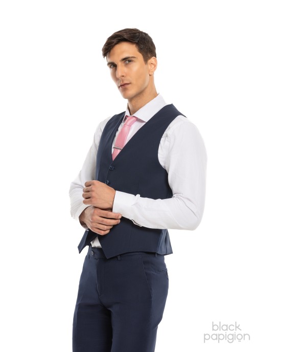 Κοστούμι Italian Job μπλε SLIM FIT