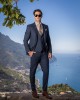 Κοστούμι Black Papigion μπλε SLIM FIT