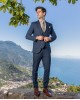 Κοστούμι Black Papigion μπλε SLIM FIT