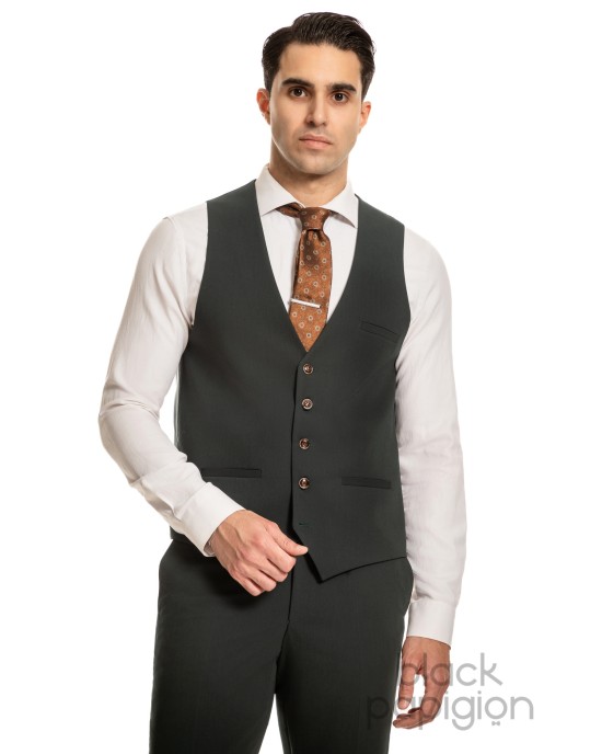 Κοστούμι Black Papigion πράσινο SLIM FIT