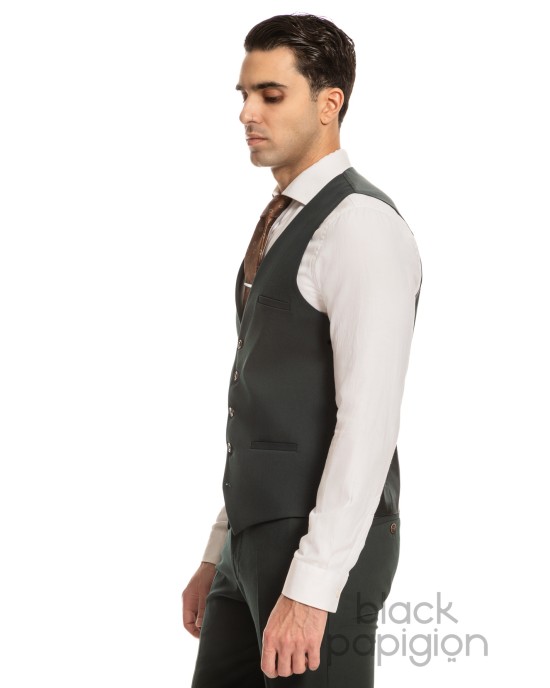 Κοστούμι Black Papigion πράσινο SLIM FIT