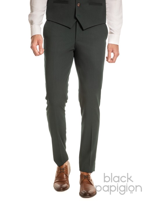 Κοστούμι Black Papigion πράσινο SLIM FIT