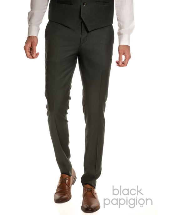 Κοστούμι Black Papigion πράσινο SLIM FIT