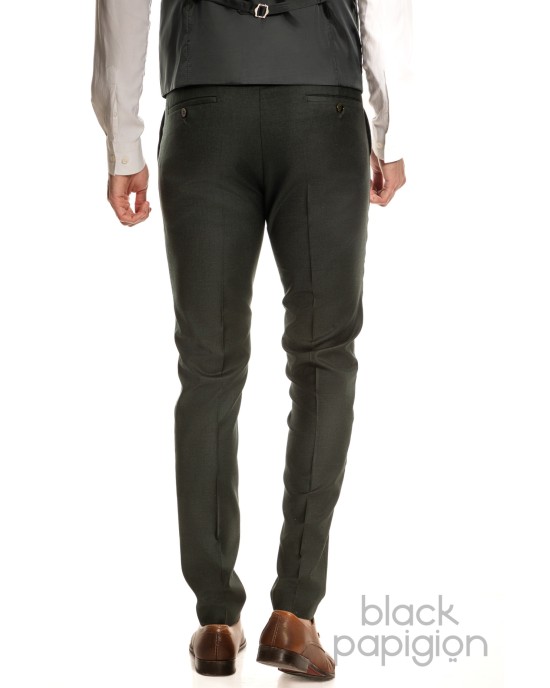 Κοστούμι Black Papigion πράσινο SLIM FIT